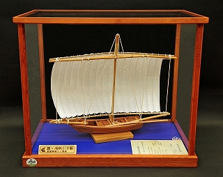 霞ヶ浦帆引き船模型